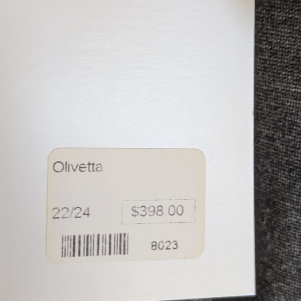NWT Marina Rinaldi Sport Olivetta long-sleeved gray tailored midi dress, size 22 - Picture 9 of 10